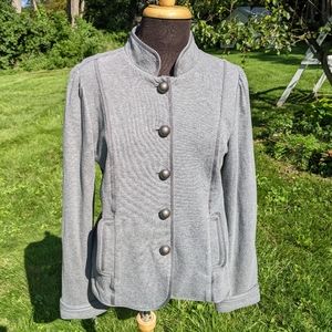 Express Mandarin Collar Fleece Jacket